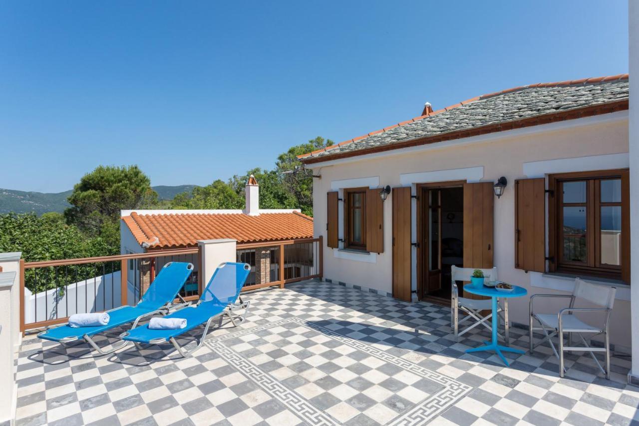 Country Villa Ouranos Skopelos stad Exteriör bild