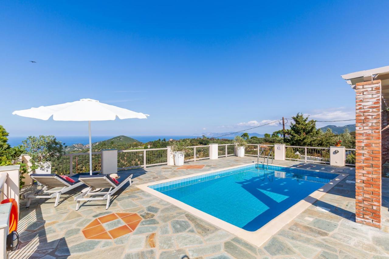 Country Villa Ouranos Skopelos stad Exteriör bild